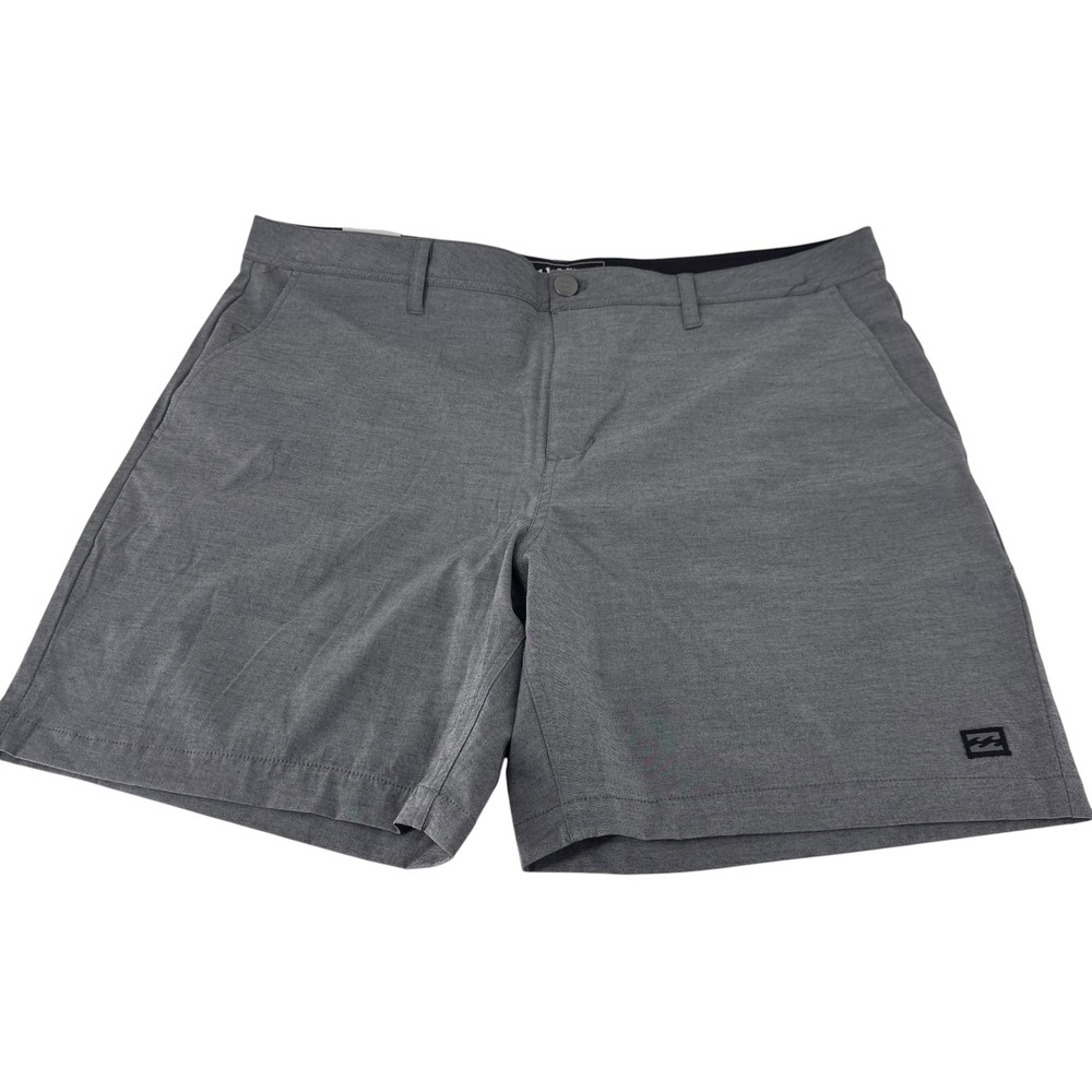 Billabong Mens Hybrid Shorts Charcoal Grey Stretch Walk Shorts Size 40 NEW - Picture 2 of 12